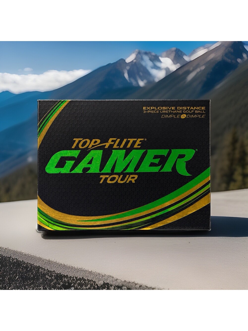 Top Flite Gamer Tour Golf Balls Urethane Cover 3-Piece 1 Dozen 12 Pack New Box